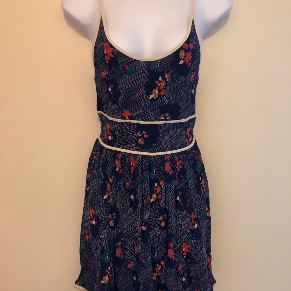 Bohemian Dress Mini, Floral Dress, Sleeveless Dress